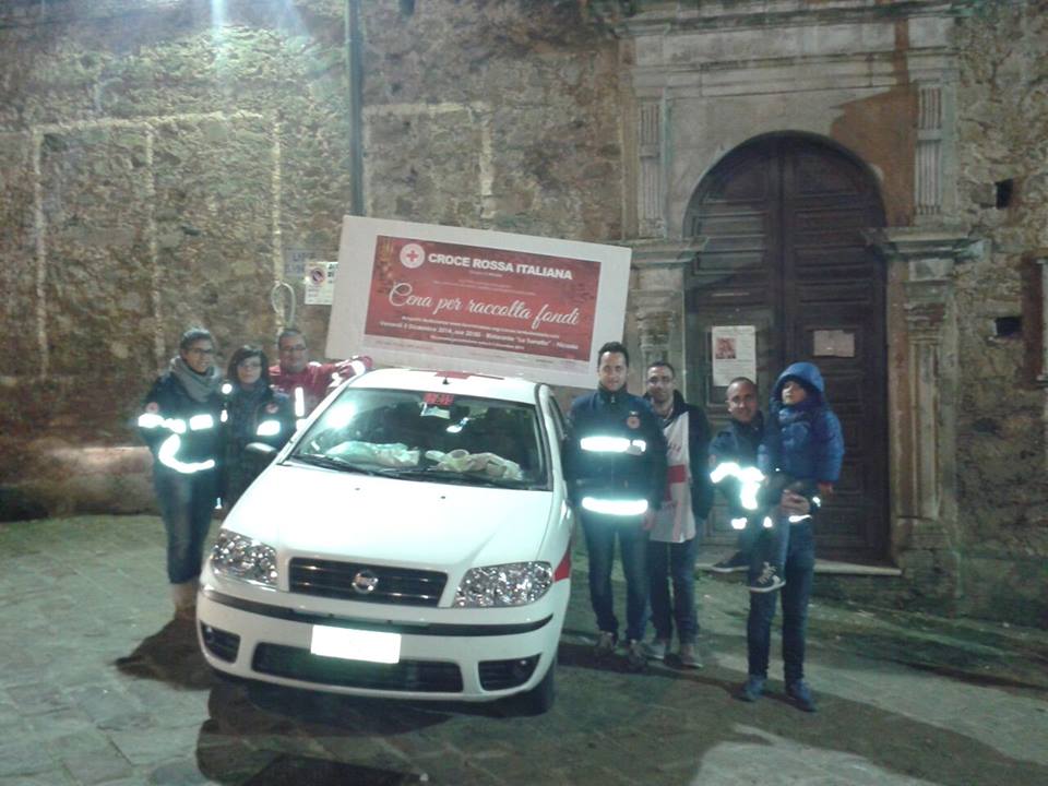 Nicosia, la croce rossa organizza una cena per raccogliere fondi per la nuova ambulanza