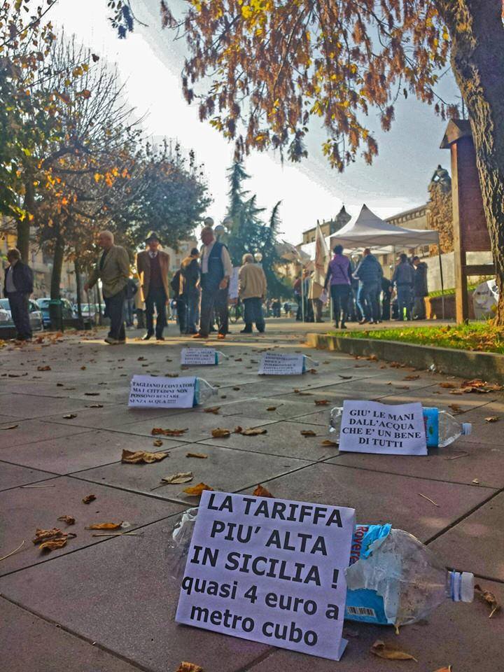 Piazza Armerina, M5S, Questione Acqua Pubblica
