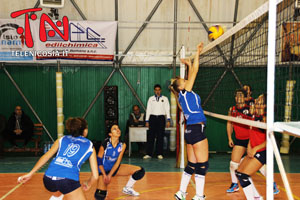 Volley femminile, NAF Nicosia-Life Electronic Giarre 0-3