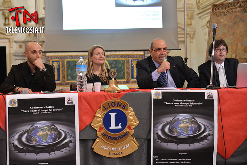 Sciacca, Convegno TERRA E MARE AL TEMPO DEL PETROLIO