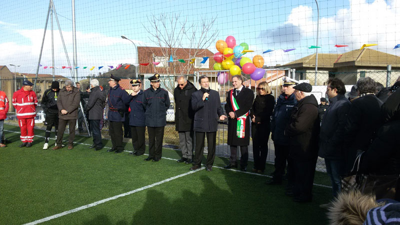 Aidone, inaugurato campo di calcio