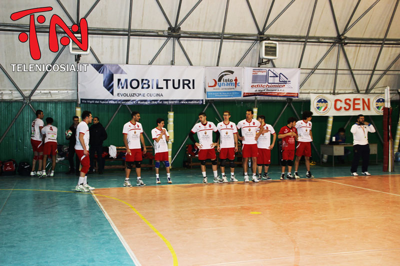 Volley maschile, Nicosia-AquilaBronte 0-3