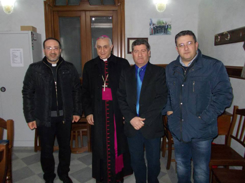 Agira, visita pastorale di Mons. Muratore presso il circolo Argyrium