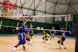 Volley femminile, NAF Nicosia-Cresci in Rete 0-3