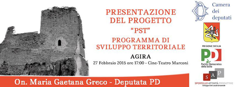 Agira, presentazione del Programma di Sviluppo Territoriale