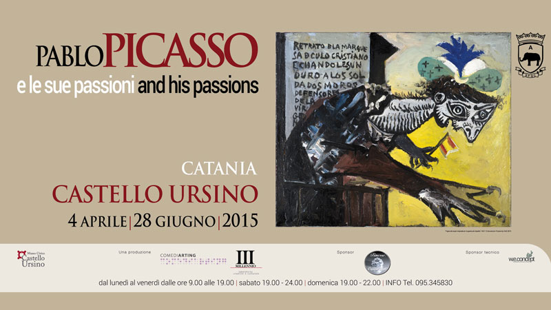 A Catania dal 04/04 al 28/06 una rassegna artistica delle opere di Pablo Picasso