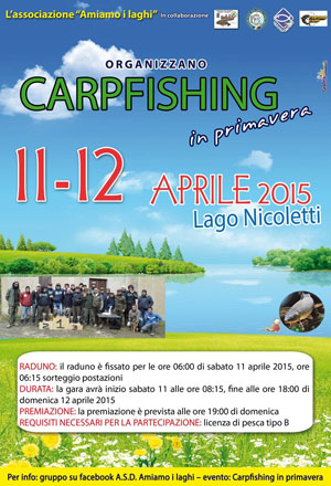 Leonforte, appuntamento con il ‘’Carpfishing in primavera’’ l’11 e il 12 aprile