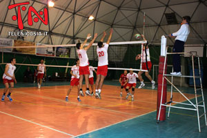 Volley maschile, Nicosia-Gravina 3-0