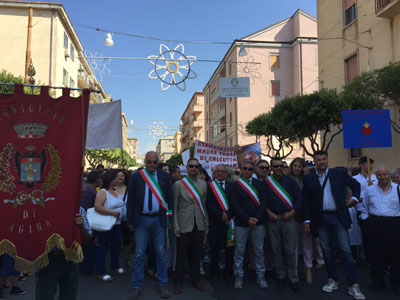 Enna, manifestazione a difesa dell’ospedale Ferro Branciforti Capra di Leonforte