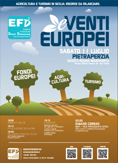 Fondi europei, agricoltura turismo. L’eurodeputato M5S Ignazio Corrao sabato a Pietraperzia