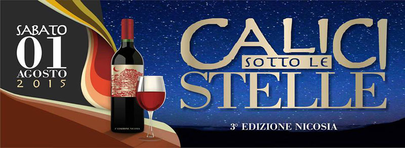 Nicosia, presentazione della terza edizione di ‘’Calici sotto le stelle’’