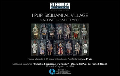 Mostra pittorica sui pupi siciliani: prima assoluta al Sicilia Outlet Village