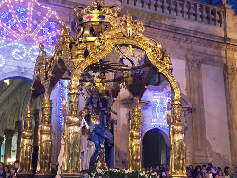 Leonforte, processione di Maria Santissima del Carmelo