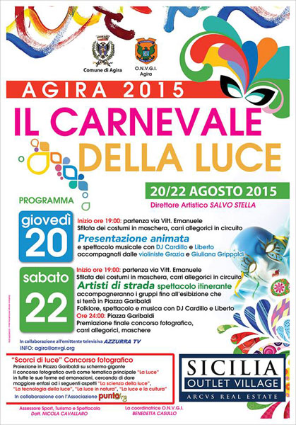 Agira, per il prossimo week and al via il Carnevale Agirino