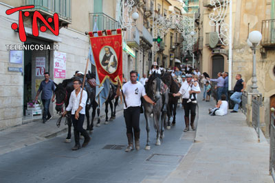 Nicosia, si è concluso il pellegrinaggio a cavallo di San Felice