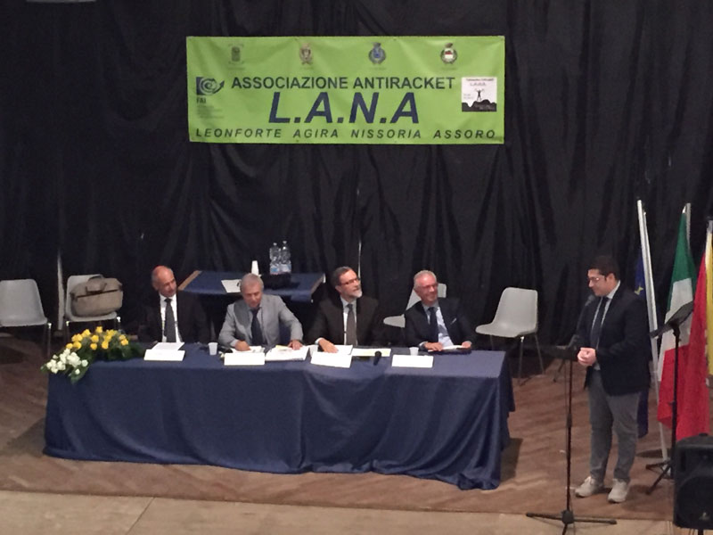 Nissoria, presentazione dell’Associazione Antiracket L.A.N.A.