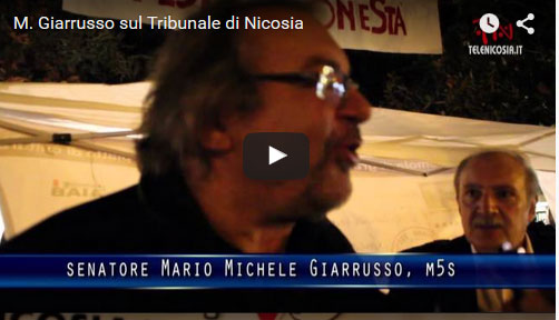 Mario Michele Giarrusso sul tribunale di Nicosia