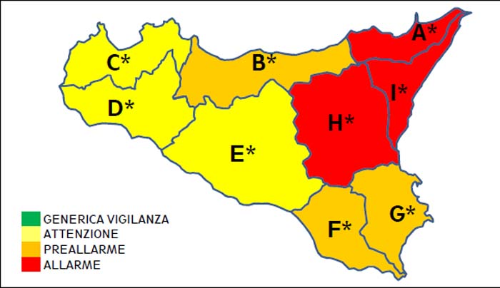 Allerta Meteo per il 31 ottobre