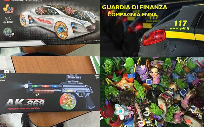 Regalbuto, la Guardia di Finanza sequestra 800 prodotti cinesi