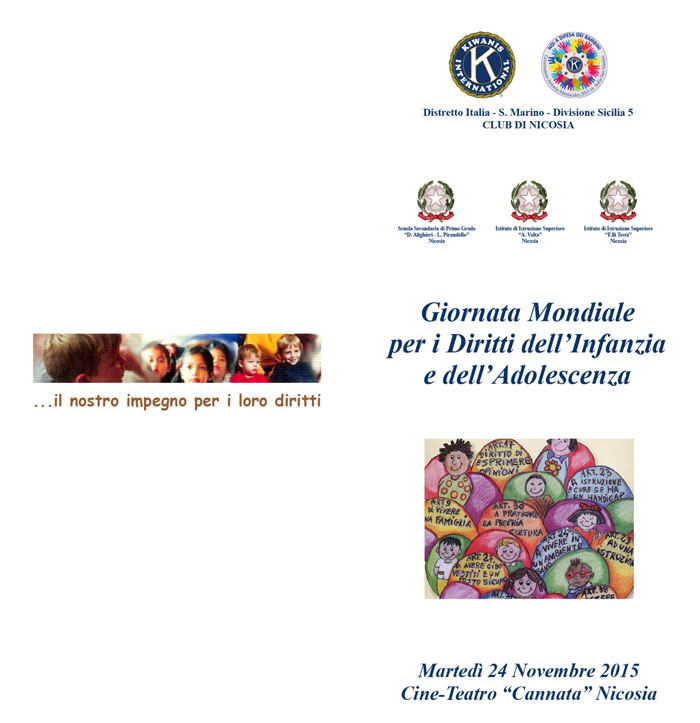 Nicosia, il 24 novembre si celebra la giornata mondiale dei diritti dell’infanzia e dell’adolescenza