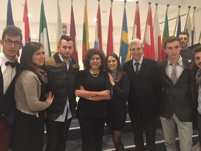 Nicosia, gli studenti del Volta in visita al parlamento europeo di Bruxelles