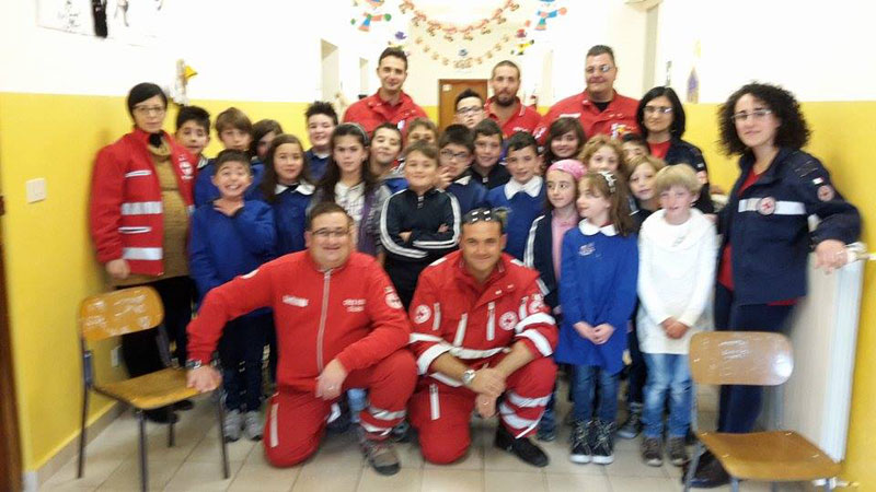 Attività della Croce Rossa di Nicosia presso la scuola San Giacomo