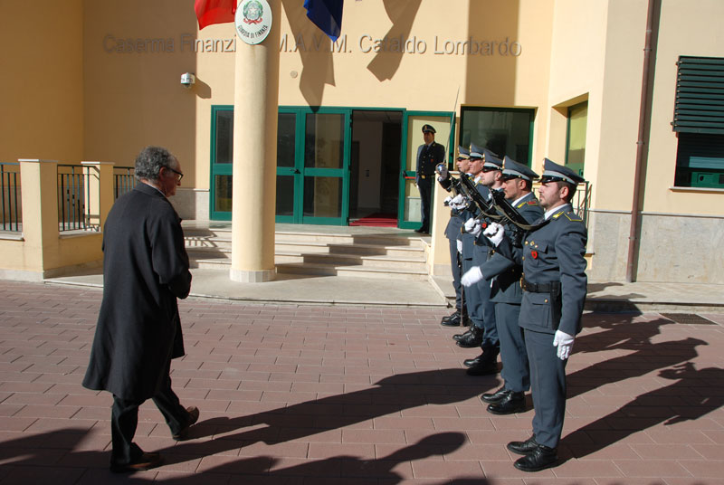 Visita del Procuratore Capo della Repubblica di Enna Ferrotti al Comando Provinciale della Guardia di Finanza