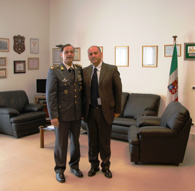 Il Questore di Enna in visita al Comando Provinciale della Guardia di Finanza