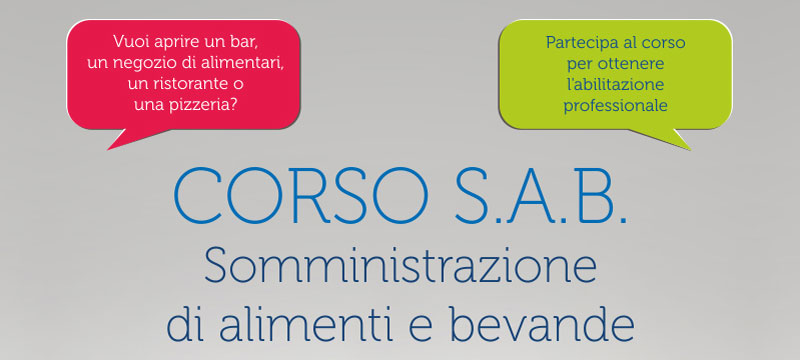 Confcommercio, aperte le iscrizioni al corso SAB