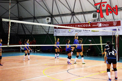 Volley femminile, NAF Nicosia-Juvenilia Catania 3-2