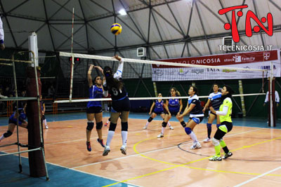 Volley femminile, NAF Nicosia-Juvenilia Catania 3-2