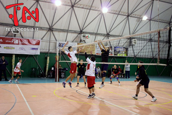 Volley maschile, prima divisione, Nicosia-Tarblitz Enna 3-0