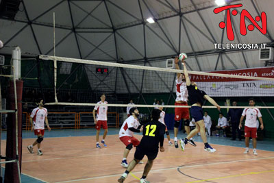 Volley maschile, prima divisione, Nicosia-Tarblitz Enna 3-0