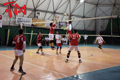 Volley maschile, Prima Divisione, Città di Nicosia-Ameselon Regalbuto 3-0