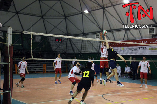 Volley maschile, Tarblitz Enna-Città di Nicosia 0-3