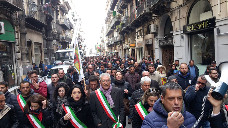 Il comune di Capizzi ha aderito alla protesta degli allevatori a Palermo