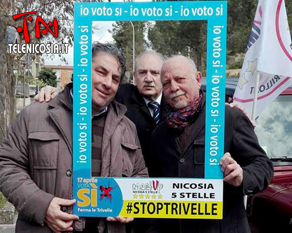 Nicosia, continua l’operazione di informazione sul Referendum del 17 aprile a cura del M5s