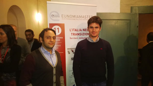 Il corso di alta formazione politico istituzionale Eunomia Master, ha visto la partecipazione di due amministratori dell’ennese