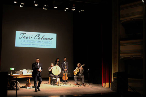 Seconda tappa al Teatro Garibaldi di Enna, di ‘’Fuori colonna, Concertazioni cinematografiche’’