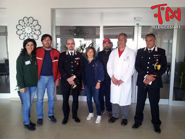 Visita del comandante della Compagnia dei Carabinieri di Nicosia al CSR