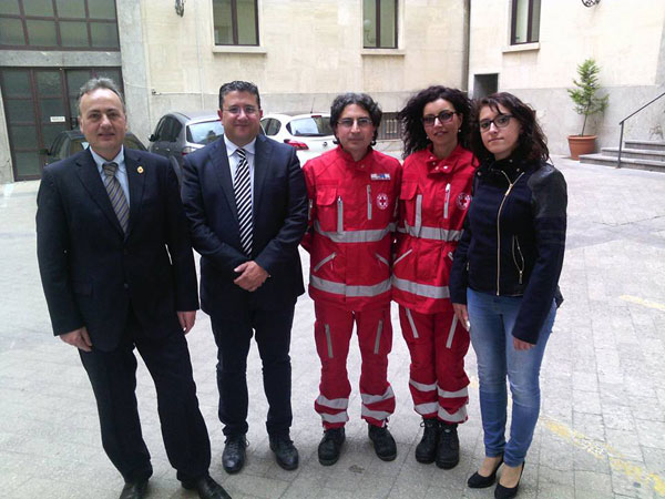 Incontro tra il consiglio direttivo della Croce Rossa ed il Prefetto di Enna