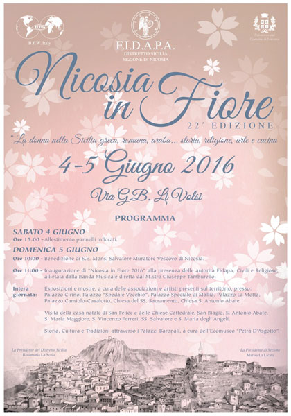 Presentazione della XXII edizione di ‘’Nicosia in fiore’'