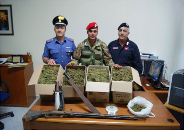 Controlli sui Nebrodi, arrestati due pregiudicati e rinvenuti 13 Kg di marijuana