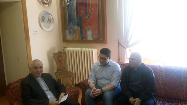 Il vescovo Salvatore Muratore in visita al sindaco di Troina