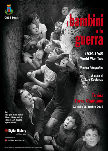 Troina, dal 23 luglio mostra fotografica ‘’I bambini e la guerra’’