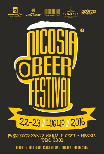 Al via questa sera il Nicosia Beer Festival