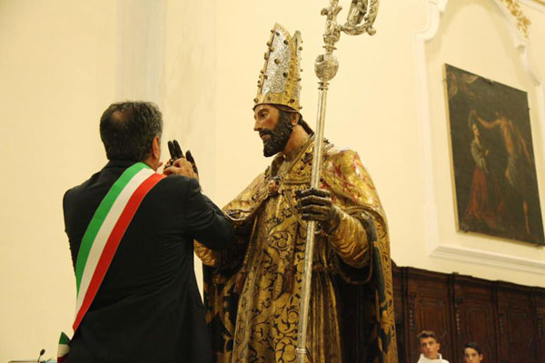 Gagliano Castelferrato, consegna delle chiavi della città al Santo Patrono San Cataldo