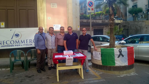 Nicosia, gesto di solidarietà concreto per i terremotati da parte della Confcommercio