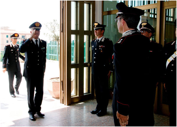 Il Comandante Generale dell’Arma dei Carabinieri Tullio Del Sette in visita al Comando Provinciale di Enna