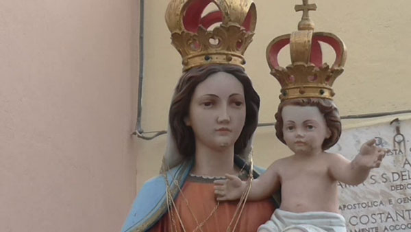 La processione della Madonna della Guardia in contrada Musa